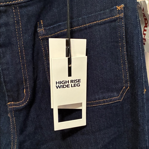 Oat New York Dark Blue Flare Jeans - Picture 3 of 8